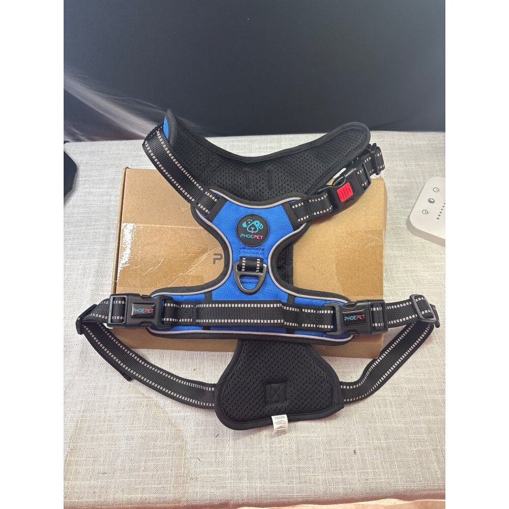 Phopet Large Dog Harness With Reflective Straps & Adjustable Buckles